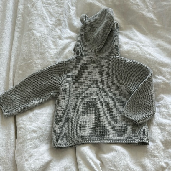 Gap Baby Bear Garter Cardigan gray 18/24m - Picture 4 of 6